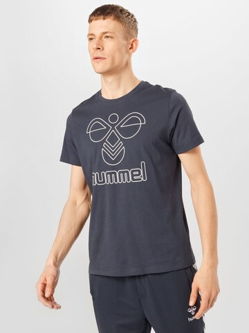 Hummel Functioneel shirt 'Peter' in Blauw: voorkant