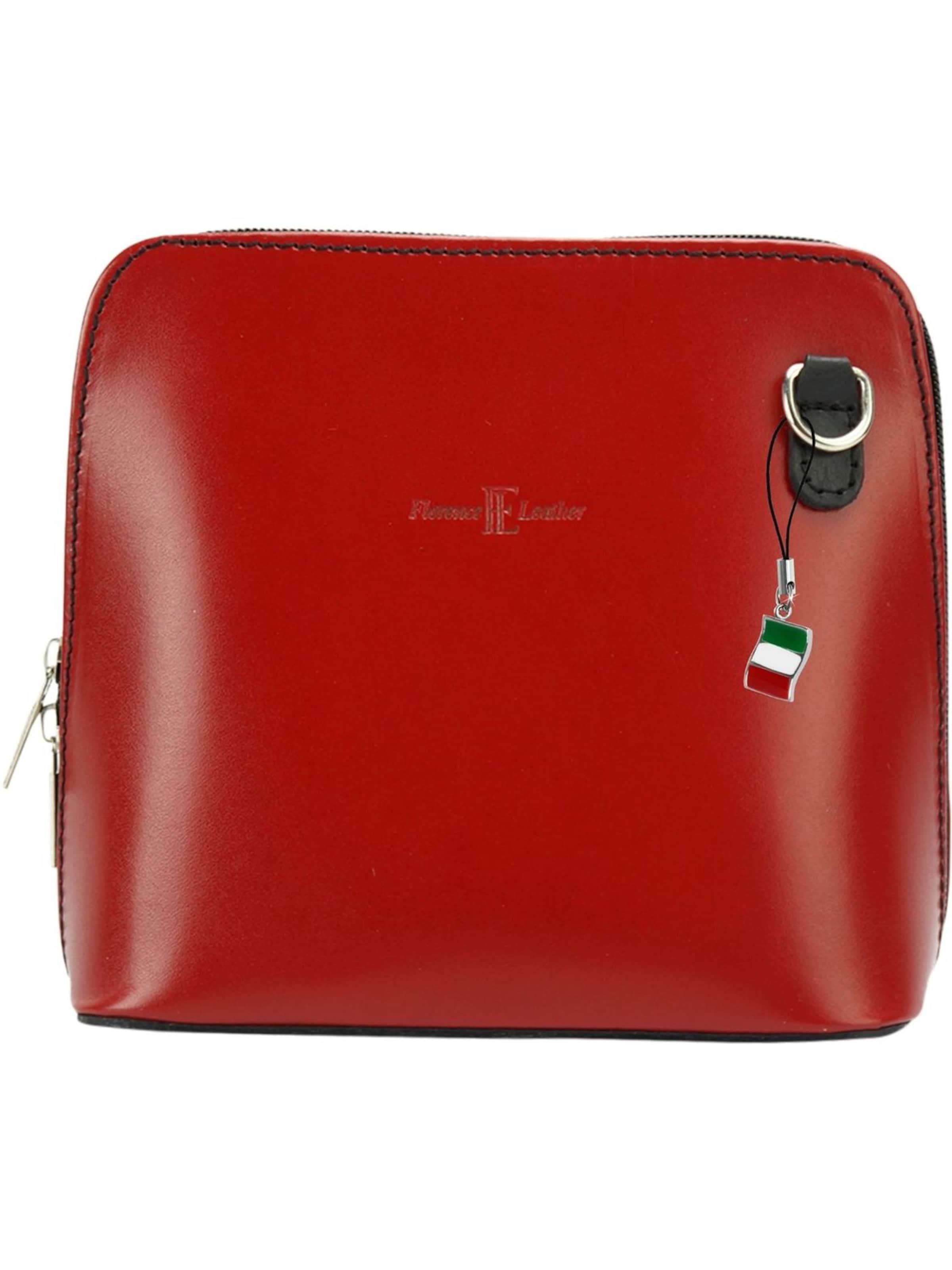 Sac bandoulière Florence en rouge : devant