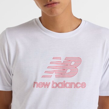new balance Functioneel shirt 'Heathertech' in Wit