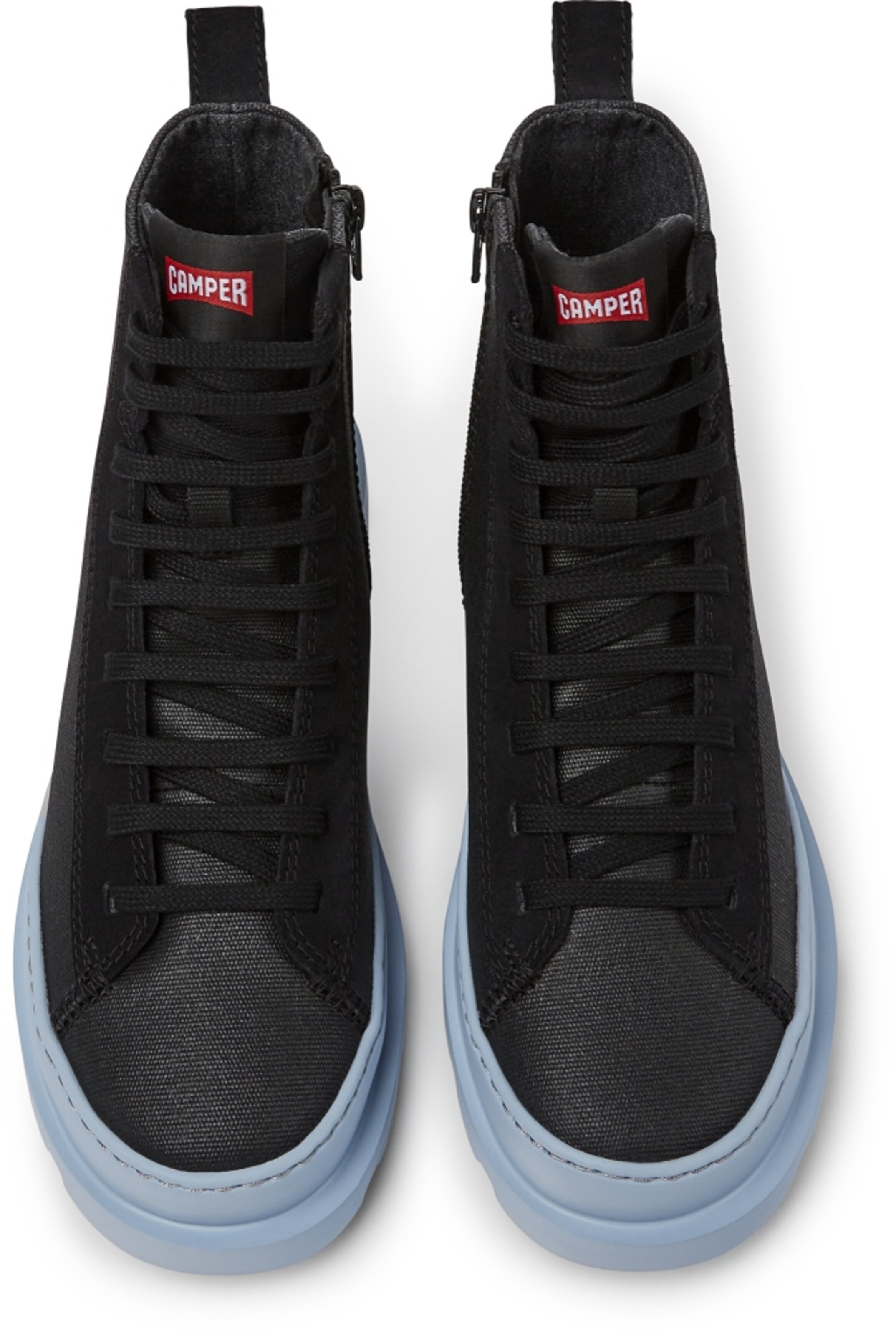 CAMPER Schnürstiefelette ' Brutus ' in Schwarz