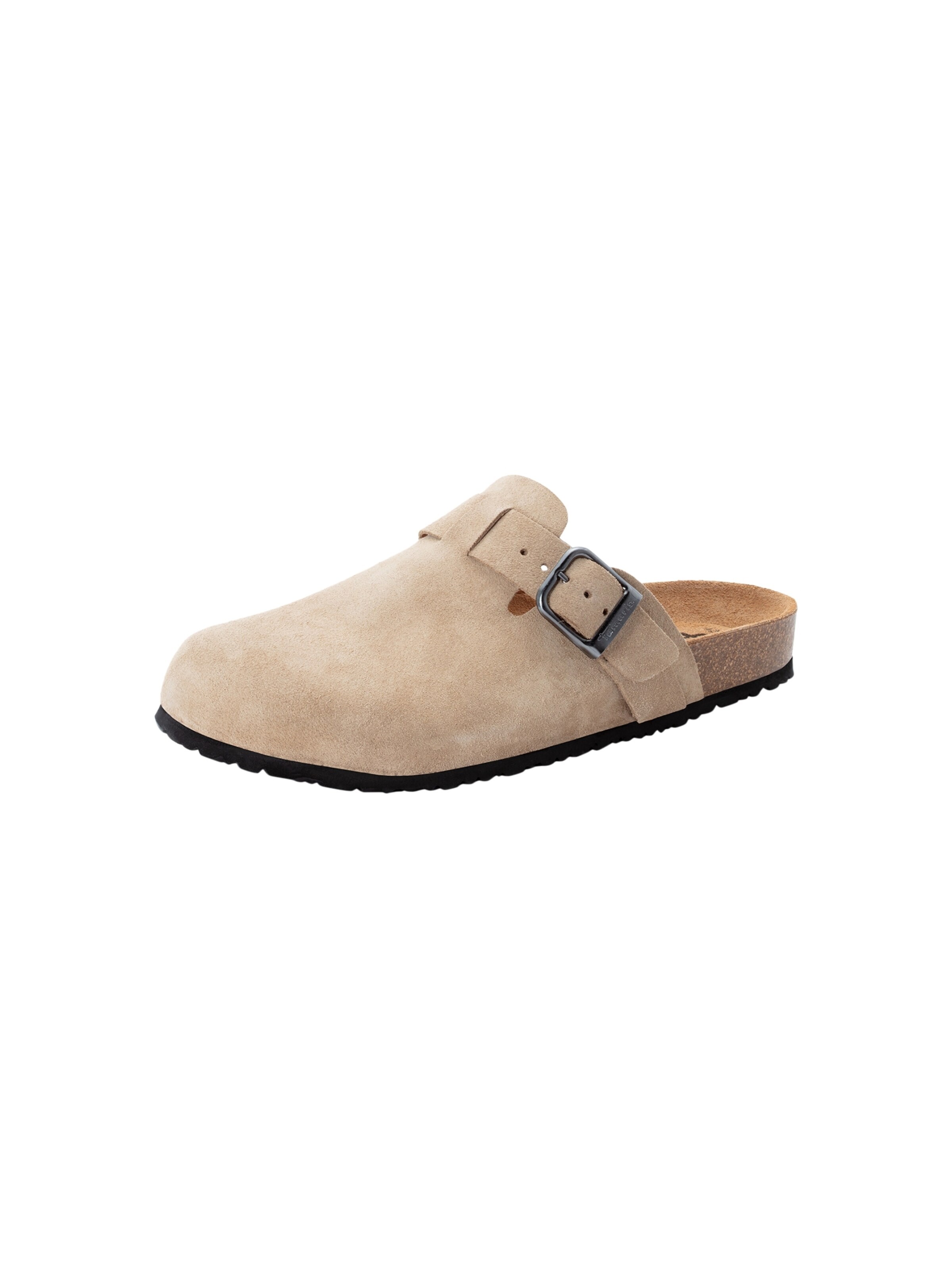 Zoccoletto 'Leder-Pantoletten von Tamaris' di Tamaris in beige