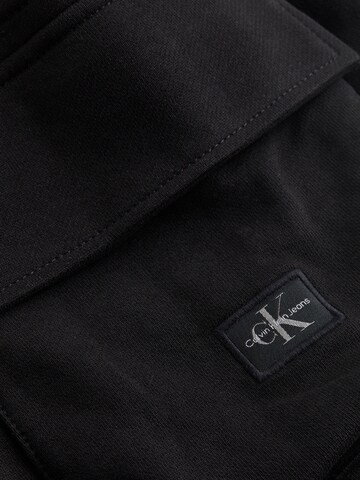Calvin Klein Jeans Loosefit Cargobroek in Zwart