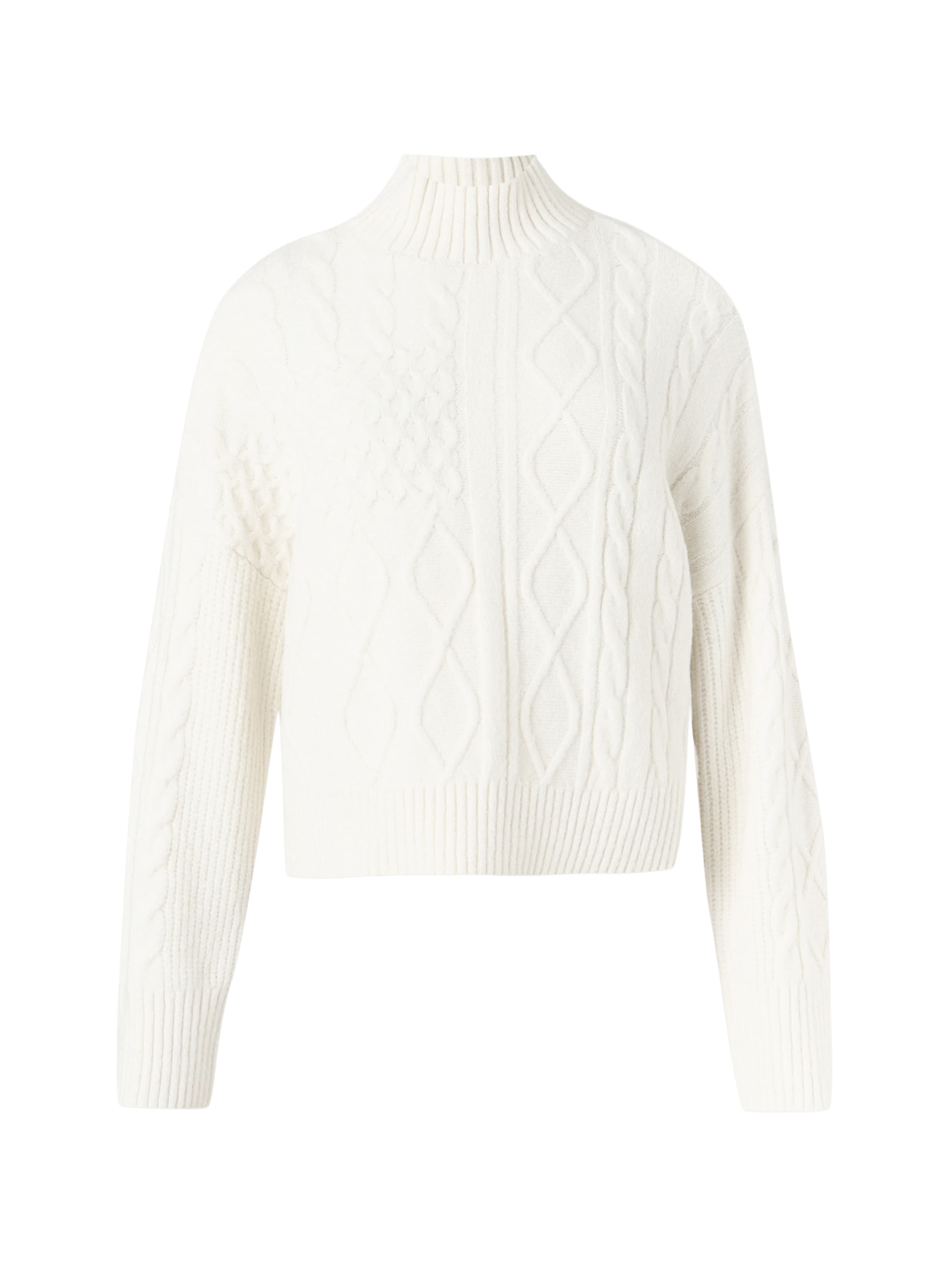 Pull-over Abercrombie &amp; Fitch en beige : devant