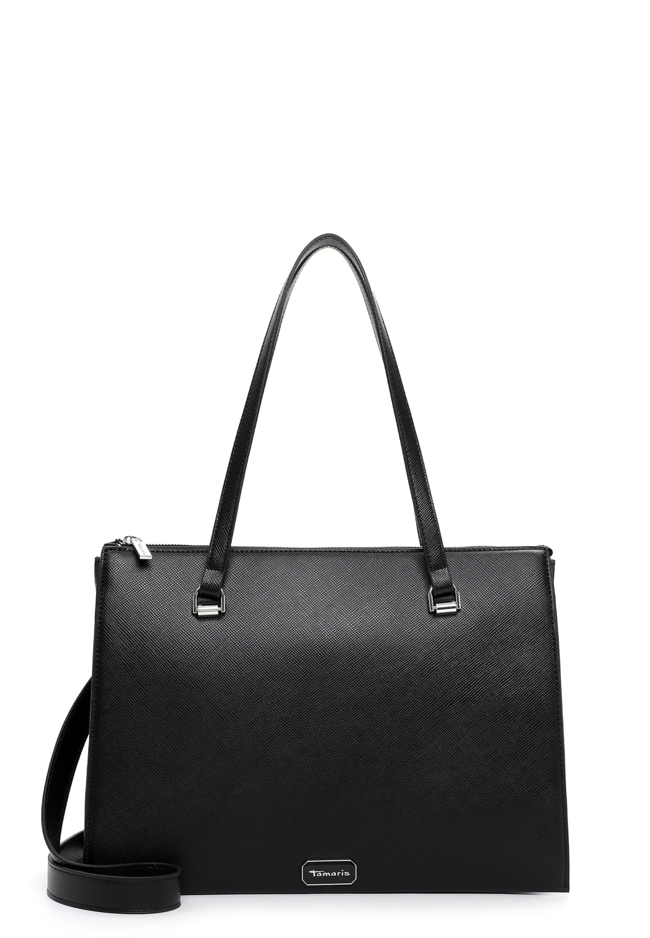 Tamaris "Чанта тип ""Shopper""" 'Faiza' в черно: отпред