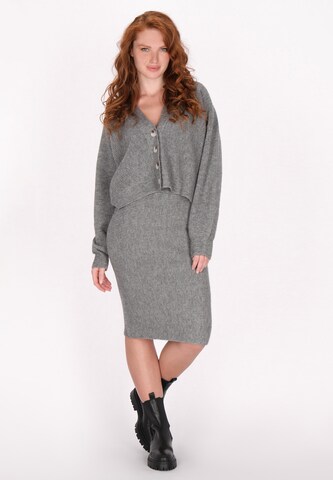 DreiMaster Vintage - Falda en gris
