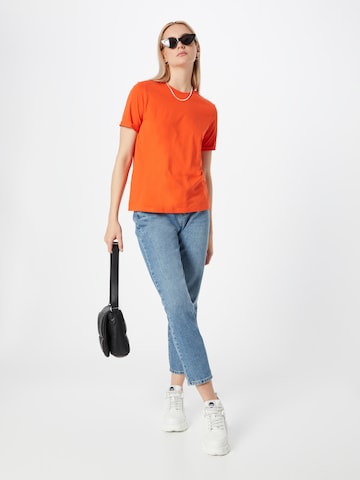 PIECES Shirt 'Ria' in Orange