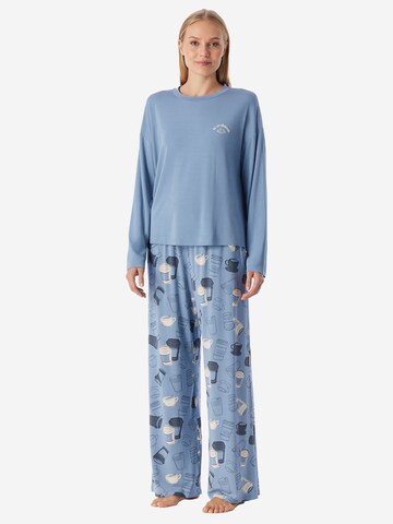 Pyjama ' Casual Fashion ' SCHIESSER en bleu : devant