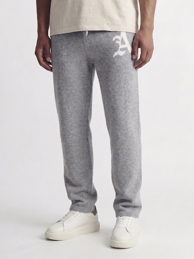 JACK & JONES Pantalon 'JPSTBILL LEGACY' en 31-32 en gris chiné / blanc, Vue avec produit