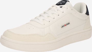 Baskets basses 'JFWBounce' JACK & JONES en blanc : devant