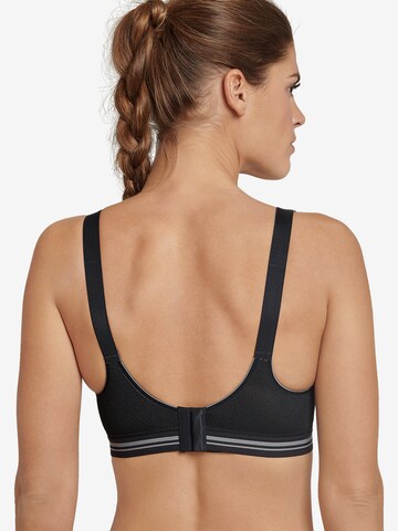 SCHIESSER Minimiser Bra 'High Impact' in Black