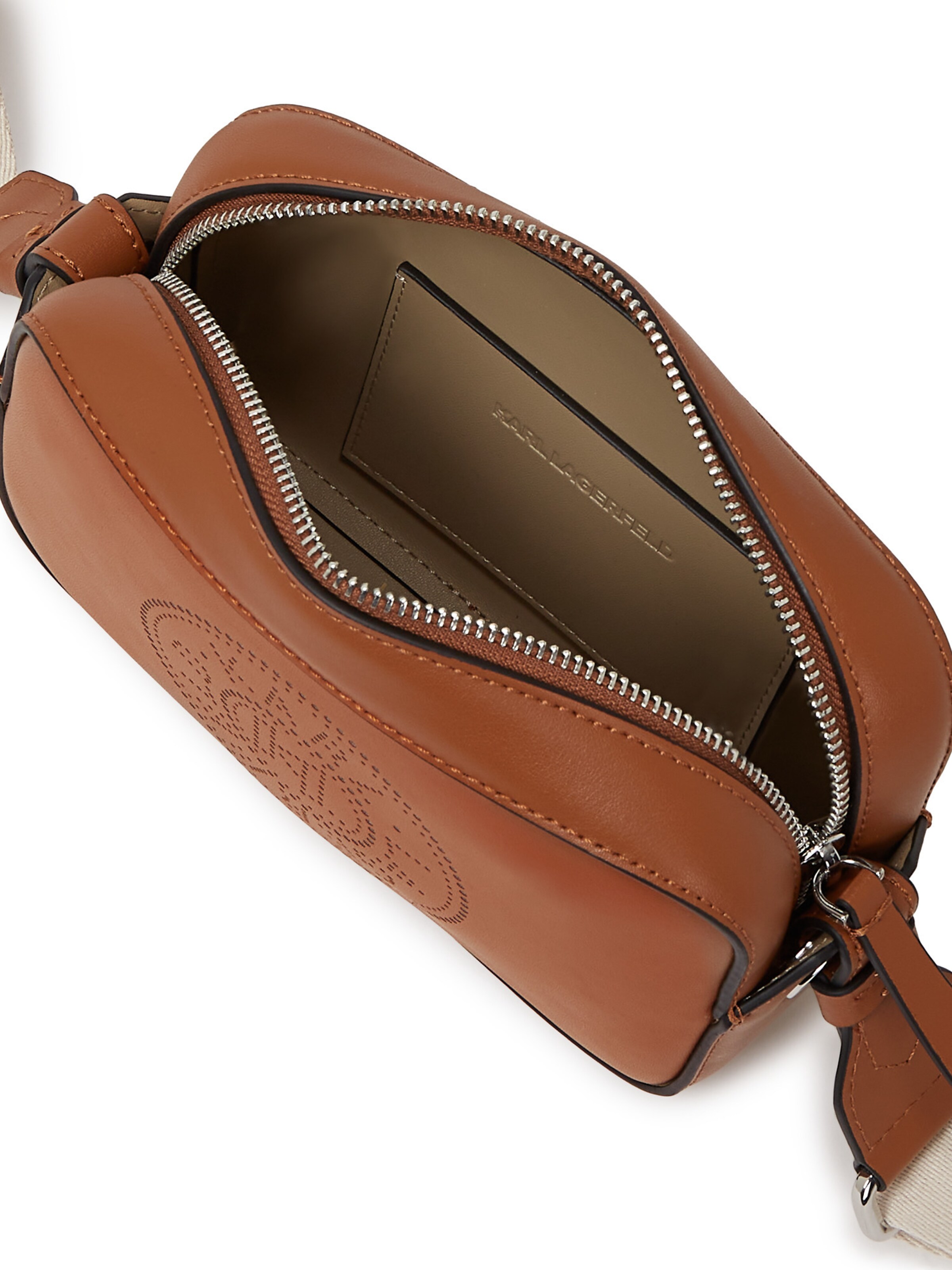 Geantă de umăr de la Karl Lagerfeld pe maro