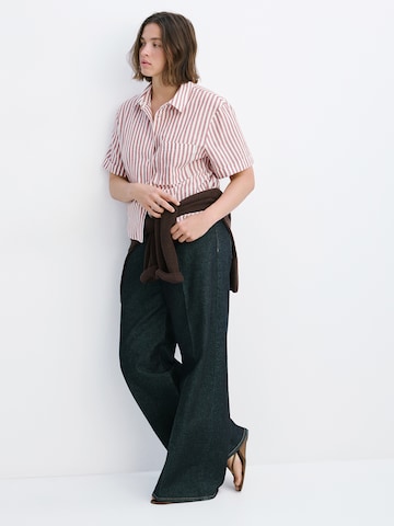 MANGO Bluse 'MANELI' i rød