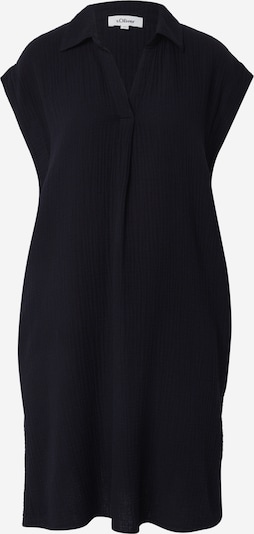s.Oliver Blusenkleid in schwarz, Produktansicht