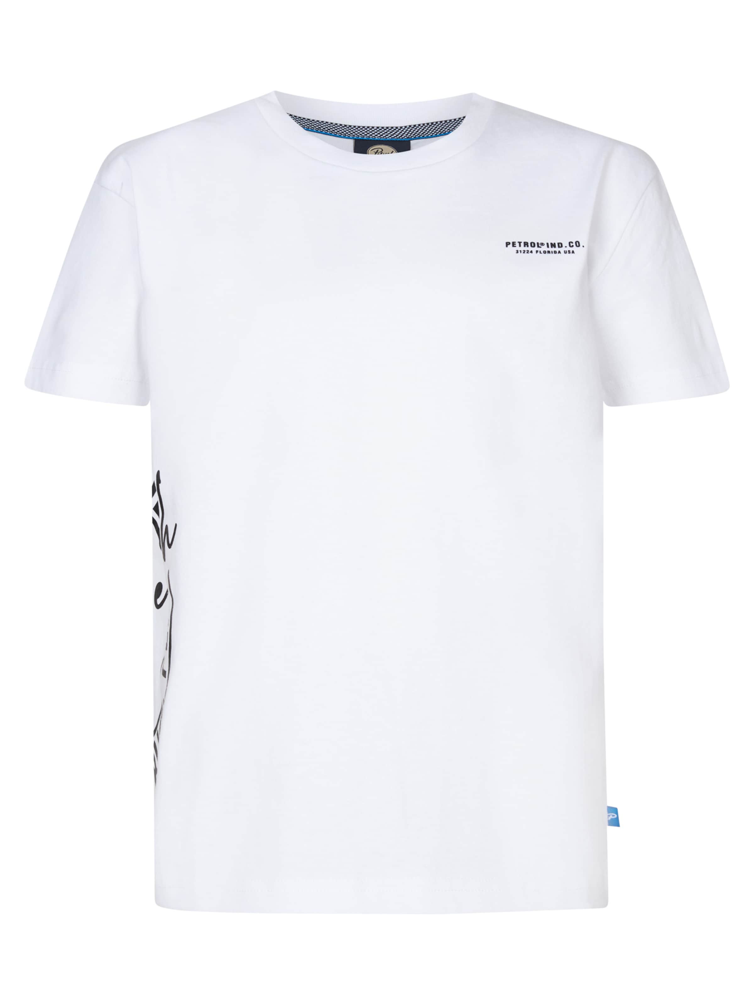 Petrol Industries Футболка в Белый: спереди