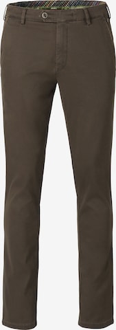 Regular Pantalon chino 'New York 2-5617' MEYER en marron : devant