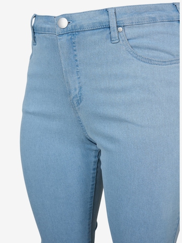 Zizzi Slimfit Jeans 'Amy' in Blau