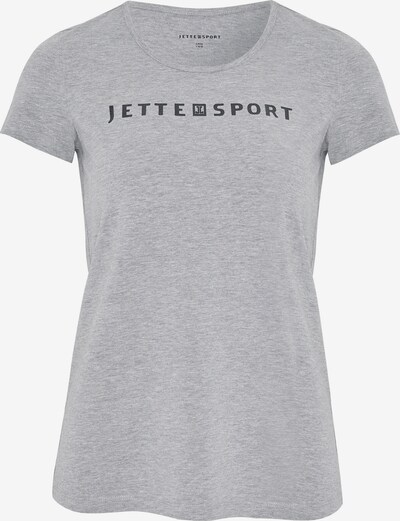 Jette Sport T-Shirt in graumeliert / schwarz, Produktansicht