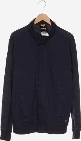 BOSS Sweatshirt & Zip-Up Hoodie in XL in Blue: front