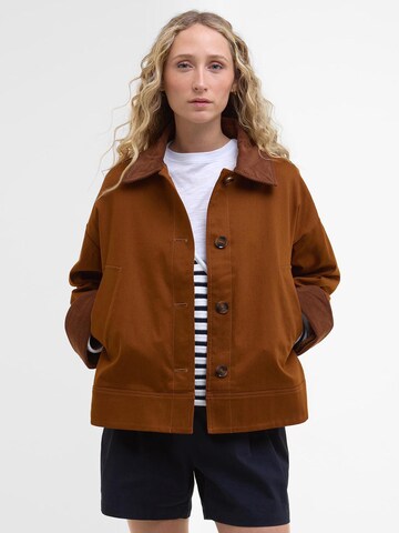 Barbour Jacke 'Abbey' in Braun: Vorderseite