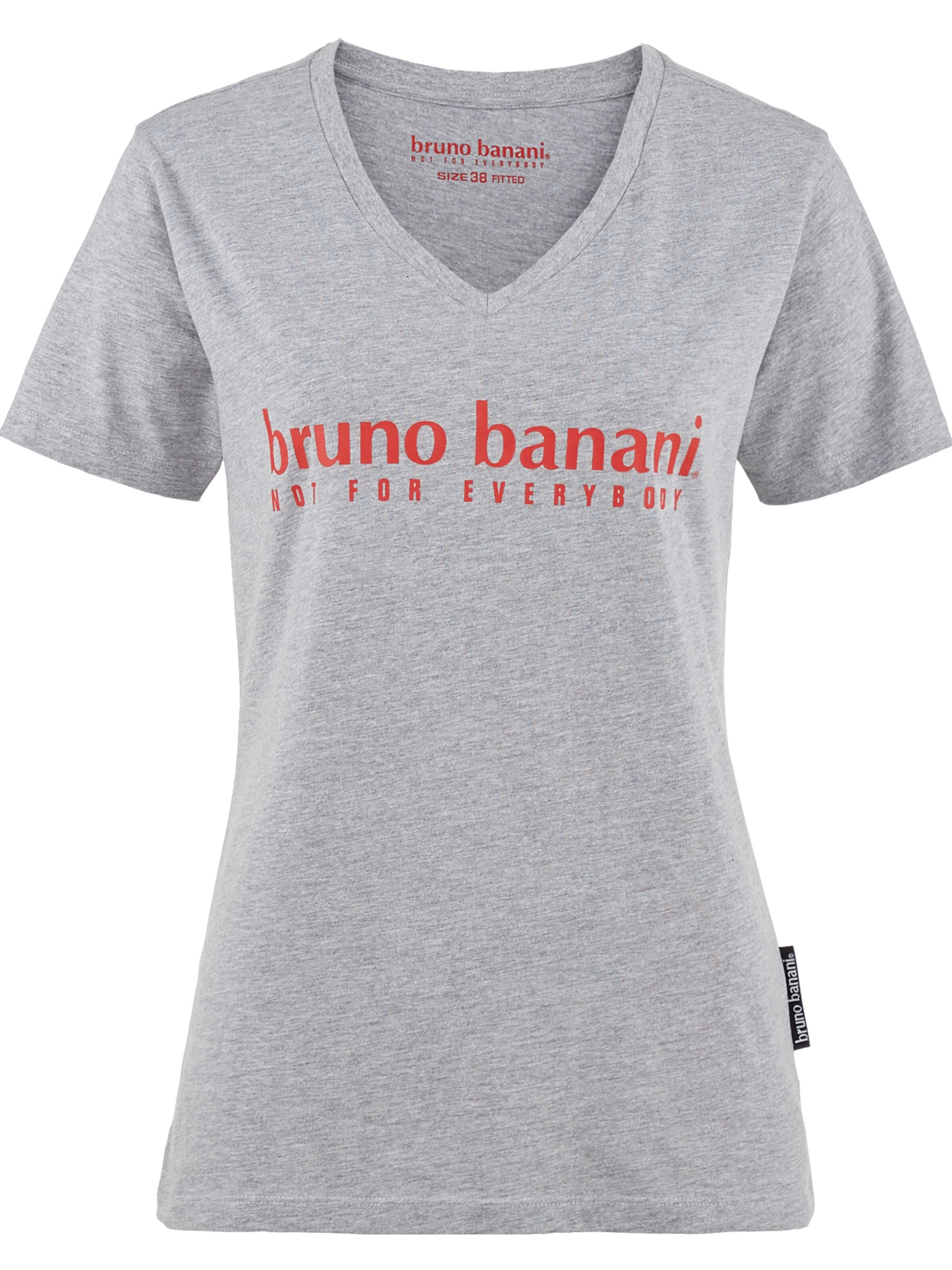 Bruno Banani Shirt ' Ashley ' in Grijs: voorkant