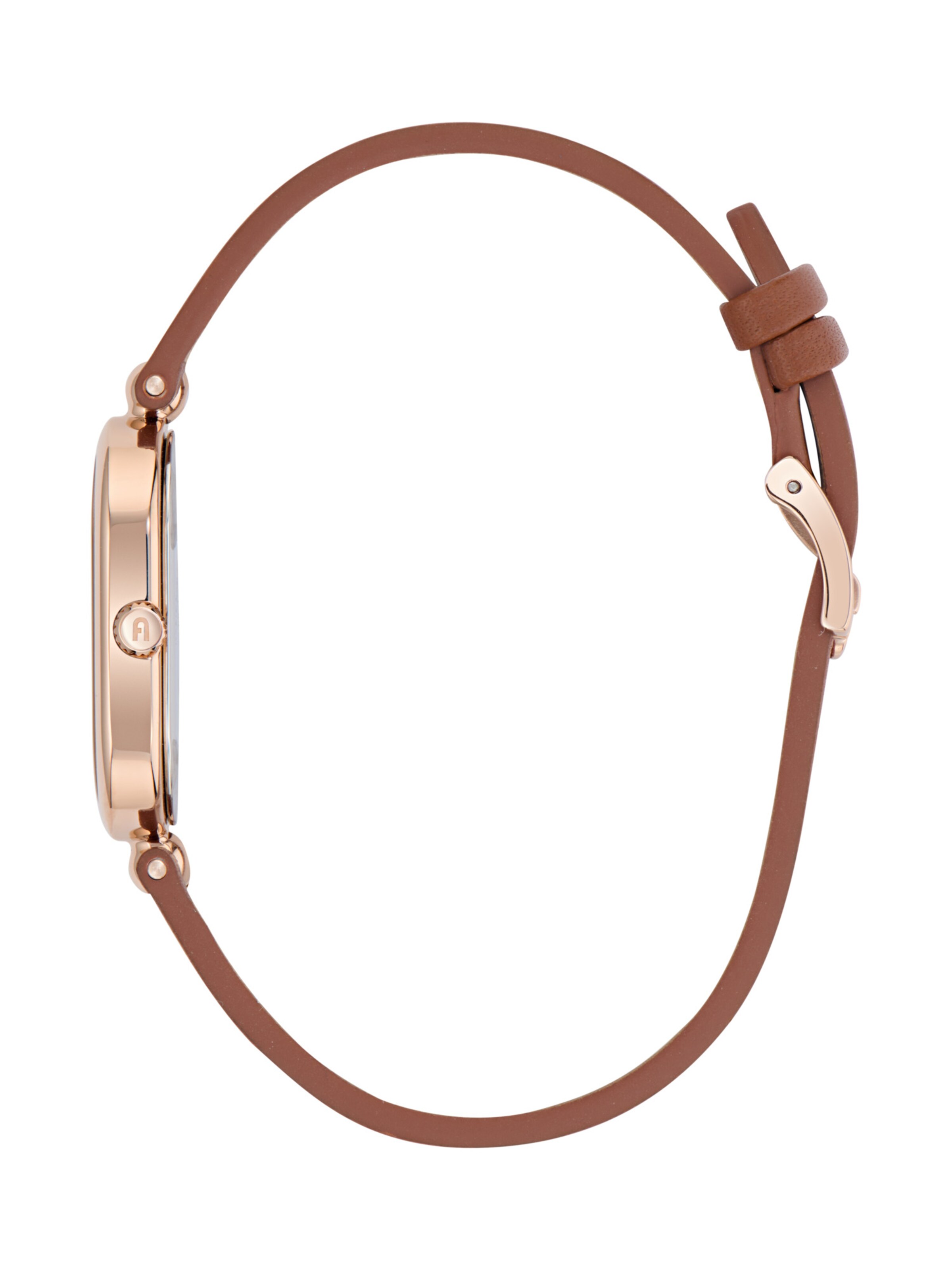 FURLA Analogt ur i brun