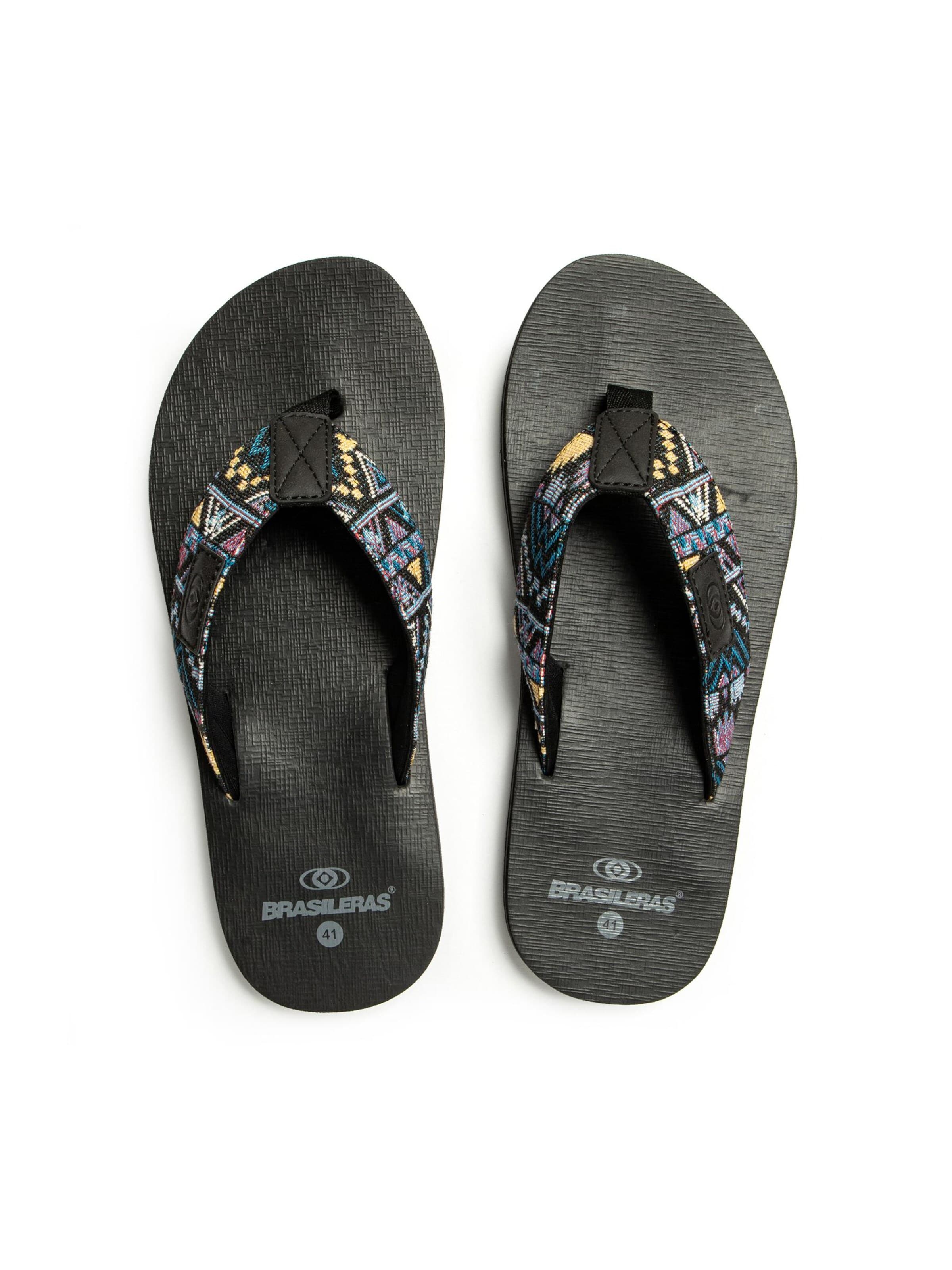 Brasileras - Zapatos para playa y agua 'Azteca' en negro