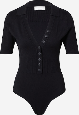 Guido Maria Kretschmer Women Блуза боди 'Tasha' в черно: отпред