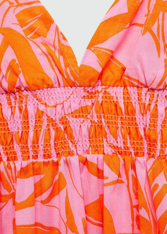 MANGO Summer Dress 'Carina' in Orange