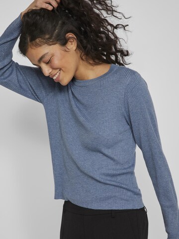 VILA Sweater 'ABELLA' in Blue