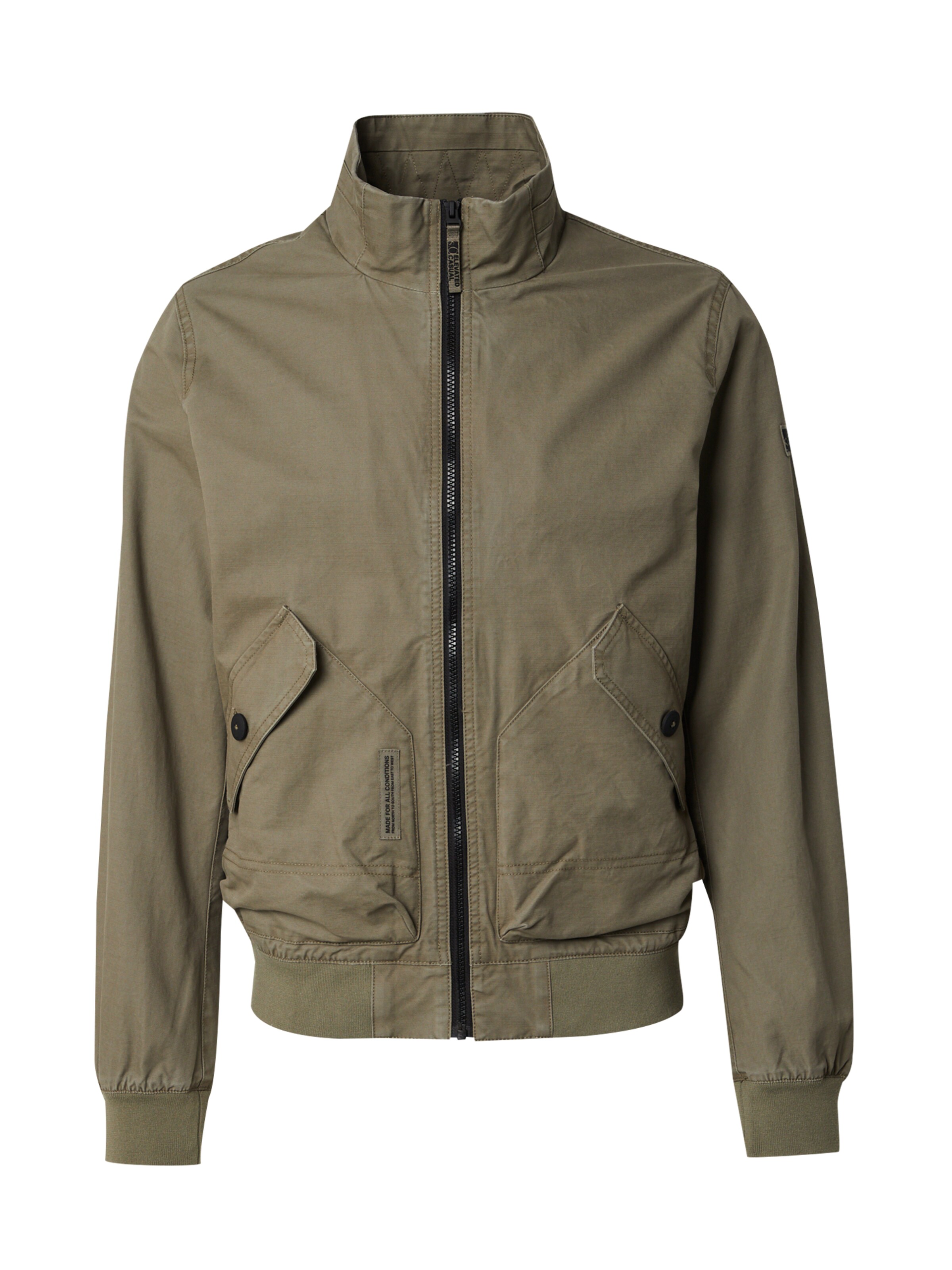 Geacă de primăvară-toamnă de la s.Oliver pe verde: față