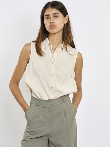 FRESHLIONS Blouse 'Aria' in Beige: front