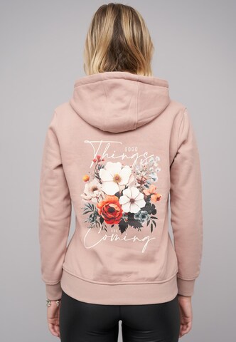 Cloud5ive Sweatshirt 'Good Things Coming' in Pink: Vorderseite