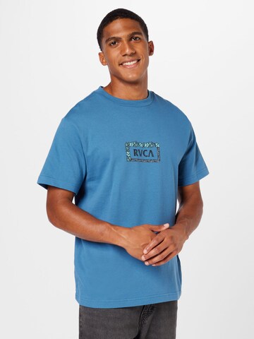 RVCA Shirt in Blauw: voorkant