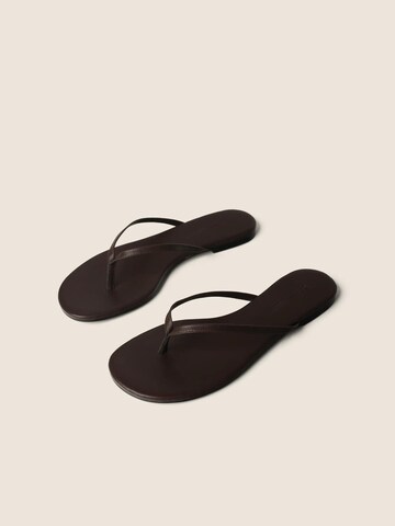 Séparateur d'orteils 'WRITTEN IN THE SAND' L37 HANDMADE SHOES en marron
