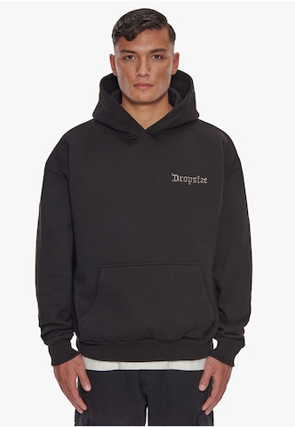 Dropsize Sweatshirt i svart: framsida