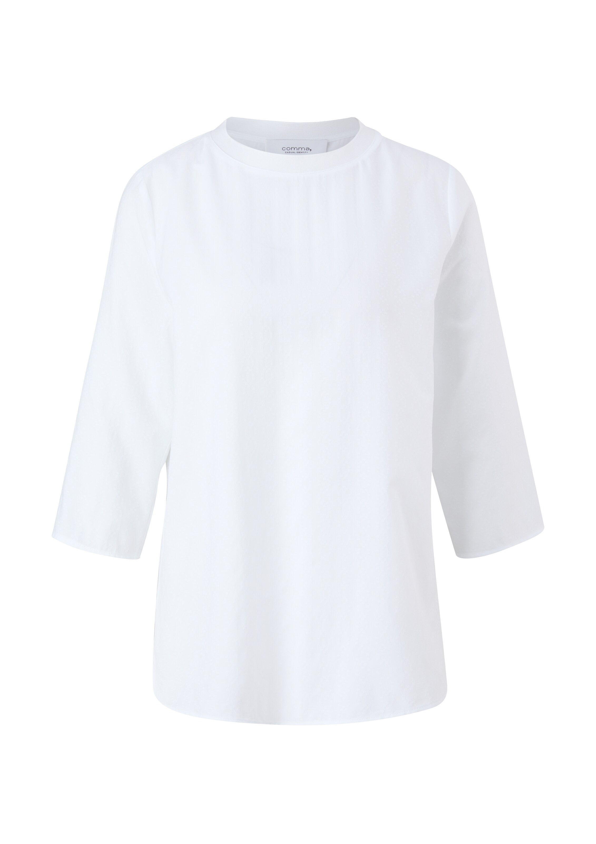 comma casual identity Shirt in Weiß: Vorderseite