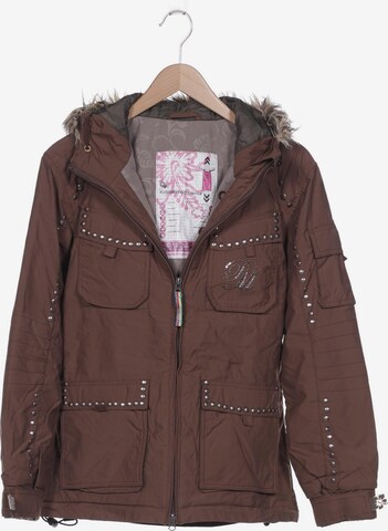 CHIEMSEE Jacket & Coat in M in Brown: front