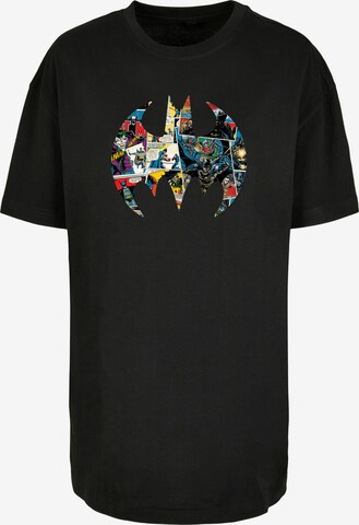 F4NT4STIC Shirt 'Batman Comic Book' in Zwart: voorkant