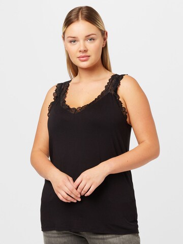 Vero Moda Curve Top 'VMCRosa' in Black: front