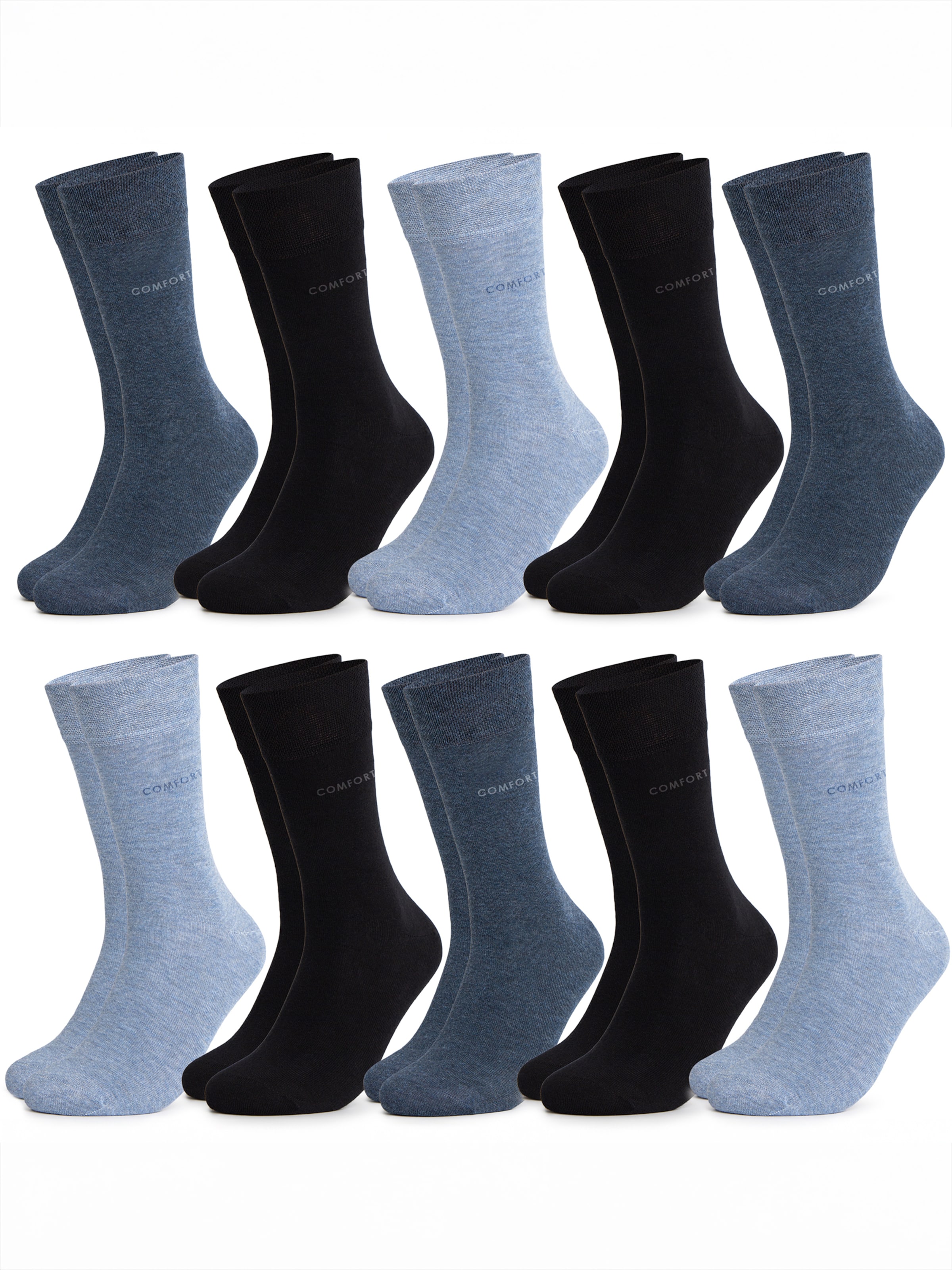 Chaussettes 'Philipp' Occulto en bleu : devant