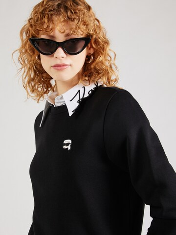 Karl Lagerfeld Sweatshirt 'Ikonik 2.0' i sort