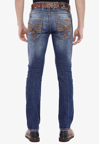 CIPO & BAXX Regular Jeans 'Western' in Blue