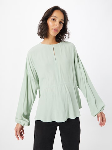 UNITED COLORS OF BENETTON Bluse i grøn: forside