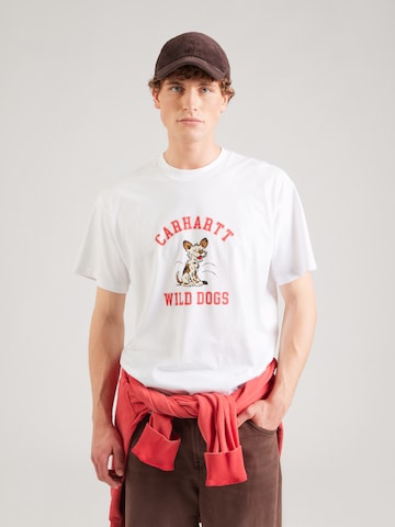 Carhartt WIP T-shirt 'Wild Dog' i vit: framsida