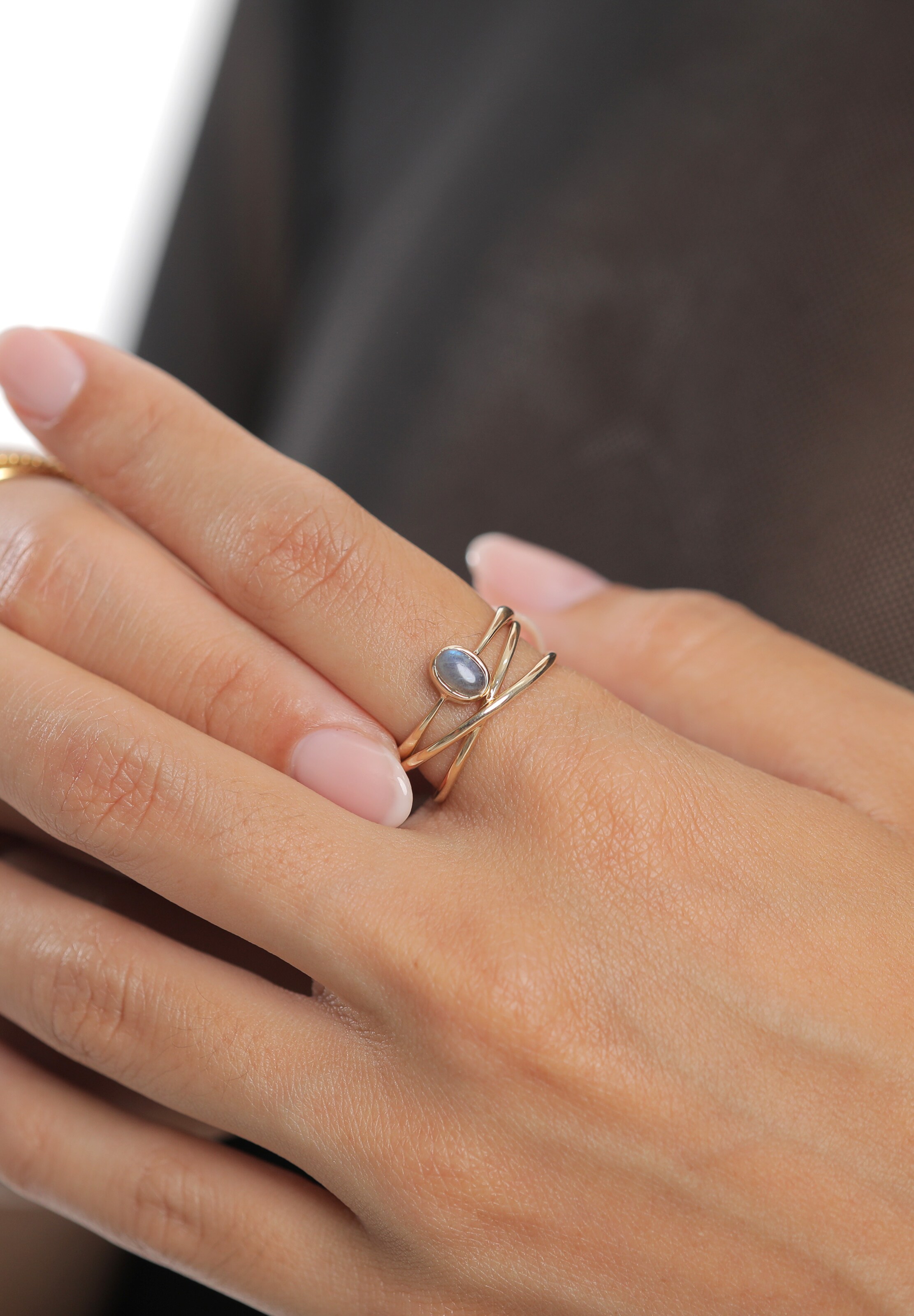 ELLI PREMIUM Ring in Gold: front