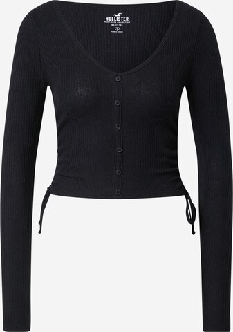 HOLLISTER Sweater in Black: front