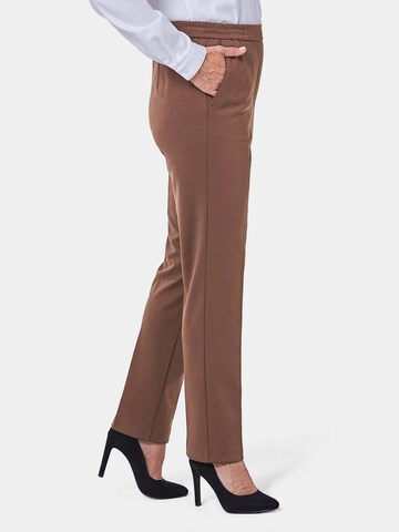 Goldner Regular Pantalon 'Martha' in Bruin