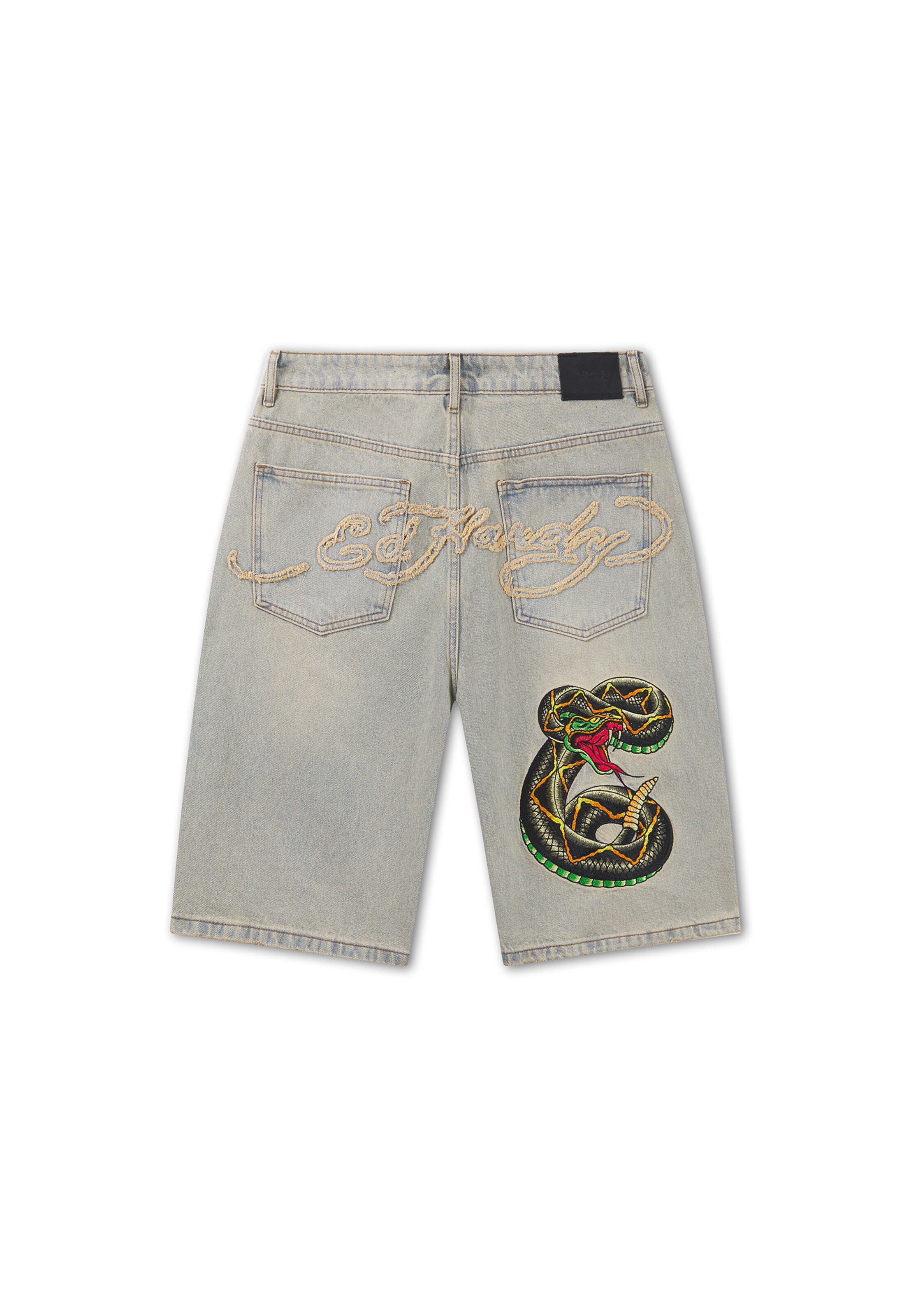 Ed Hardy Широка кройка Дънки в синьо