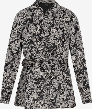 usha BLACK LABEL Bluzka w kolorze czarny: przód