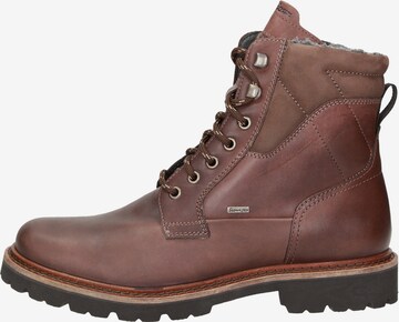 SIOUX Lace-Up Boots in Brown